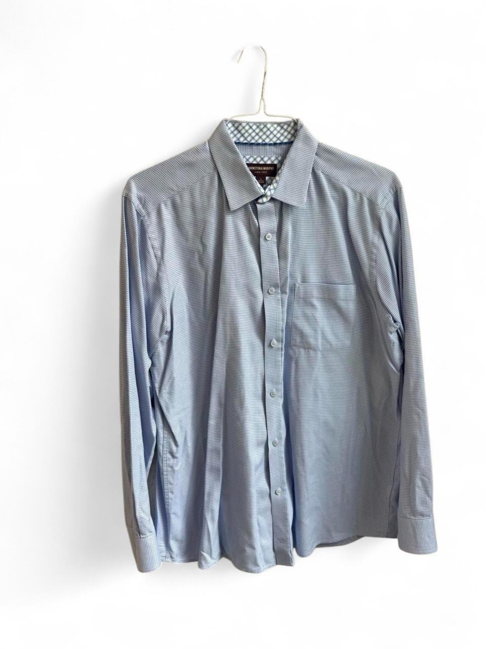 Johnston & Murphy Men's Printed Cotton Dress Shirt